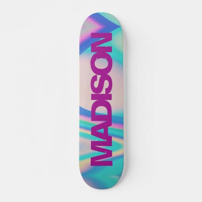 Nombre de skateboard personalizado Retro 90 Vaporw (Anverso )