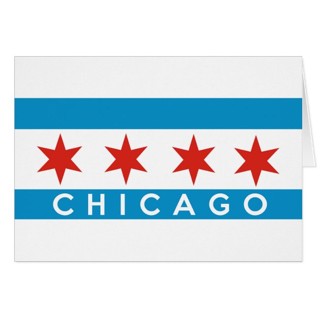 nombre de texto de la bandera de la ciudad de chic (Anverso (Horizontal))