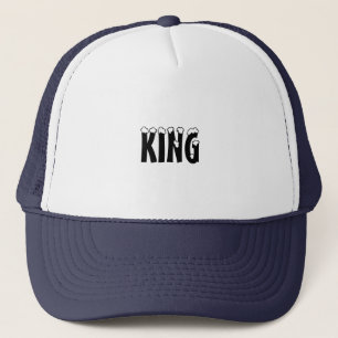 Nombre de texto personalizado King Gorras Caps Cam