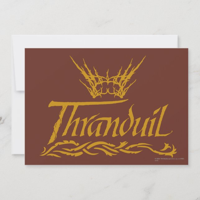 Nombre de Thranduil (Anverso)