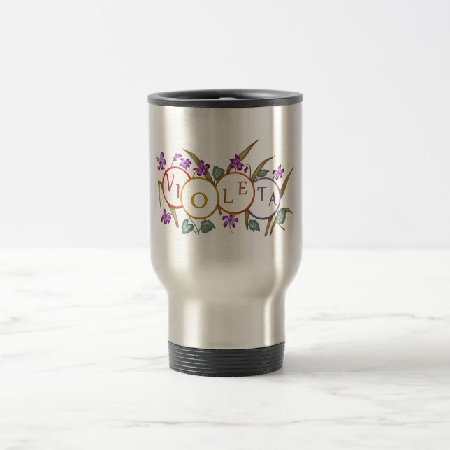 Nombre de Violeta del EL de la estafa de los tazas (Centro)