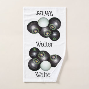 Nombre De Walter En El Diseño De Bolas De Césped