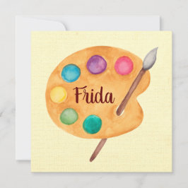 NOMBRE del artista personalizado - Tarjeta de prof