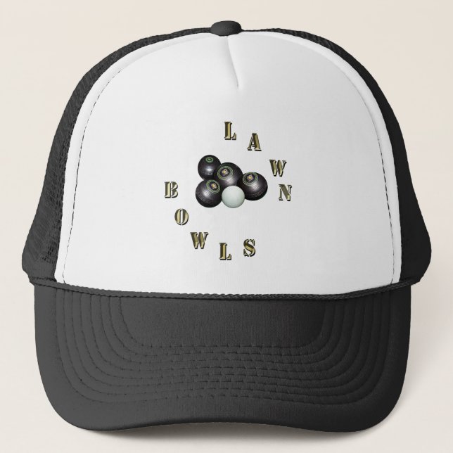 Nombre del bol de hierba dorada con tazones, Gorra (Anverso)