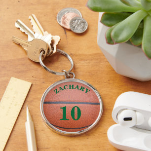 Nombre del equipo Número de llavero de baloncesto