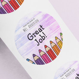 Nombre del gran Pegatina de empleo de profesores