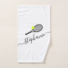 Nombre del guión de la bola de tenis personalizado