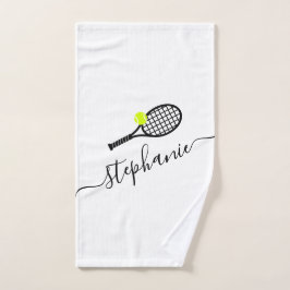 Nombre del guión de la bola de tenis personalizado