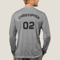 Nombre del Jugador Jersey Número de Hombres Gris L
