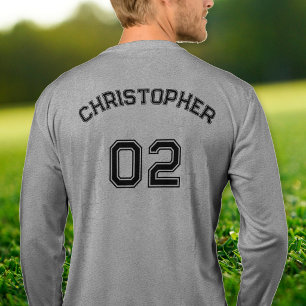 Nombre del Jugador Jersey Número de Hombres Gris L