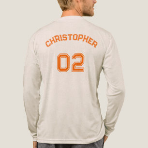 Nombre del jugador naranja Número de Jersey Número