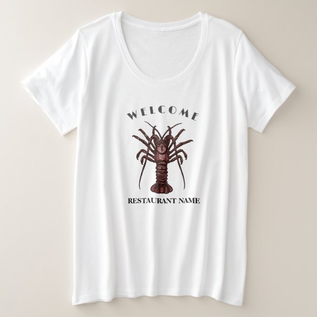 Nombre del logo del Lobster Restaurant (Anverso del diseño)