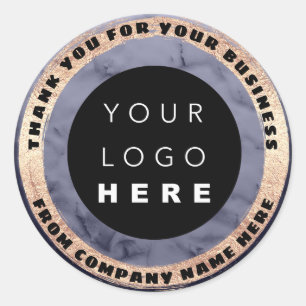 Nombre del logotipo del personalizado Sello gris m
