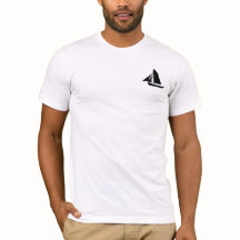 Nombre del marinero hombres camiseta blanca