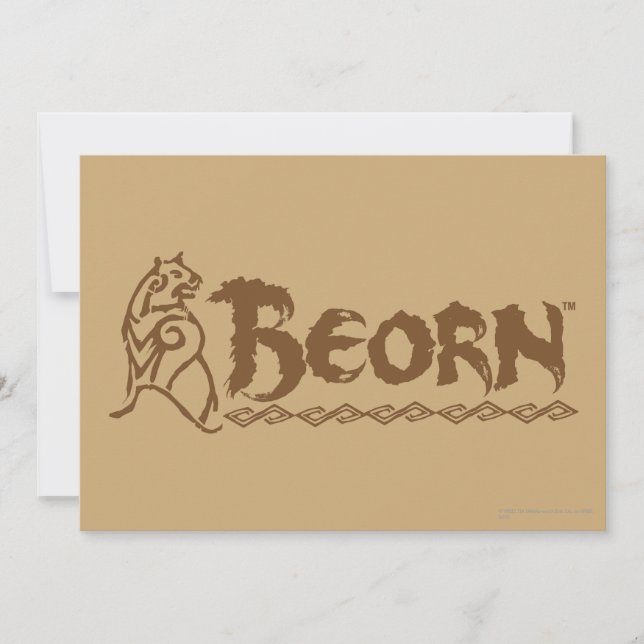 Nombre del oso BEORN™ (Anverso)