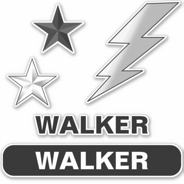 Nombre del patinador - Pegatinas de skateboard en  (Anverso)