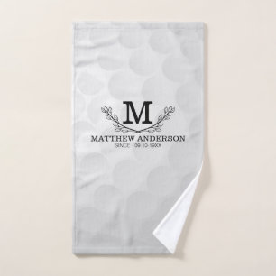 Nombre del patrón de bola de golf personalizado a