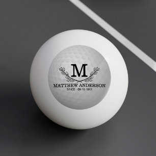 Nombre del patrón de bola de golf personalizado Mo