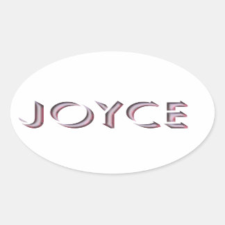 Nombre del pegatina de Joyce
