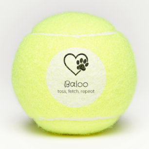 Nombre del perro blanco Pelota de tenis 'lanzar, r