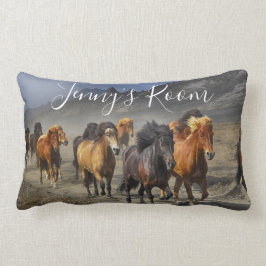 Nombre del Personalizable Almohada de Caballos Sal