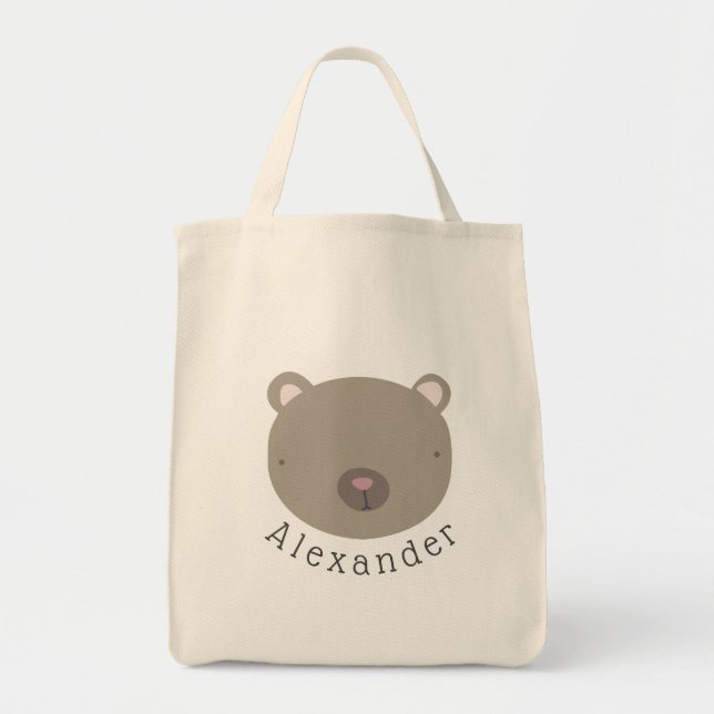 Nombre del personalizable Bolsa de la boca del oso (Frente)