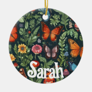 Nombre del personalizable Ornamento del Jardín - M