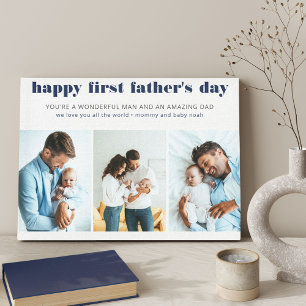 Nombre del primer día del padre 3 Foto Impresión e