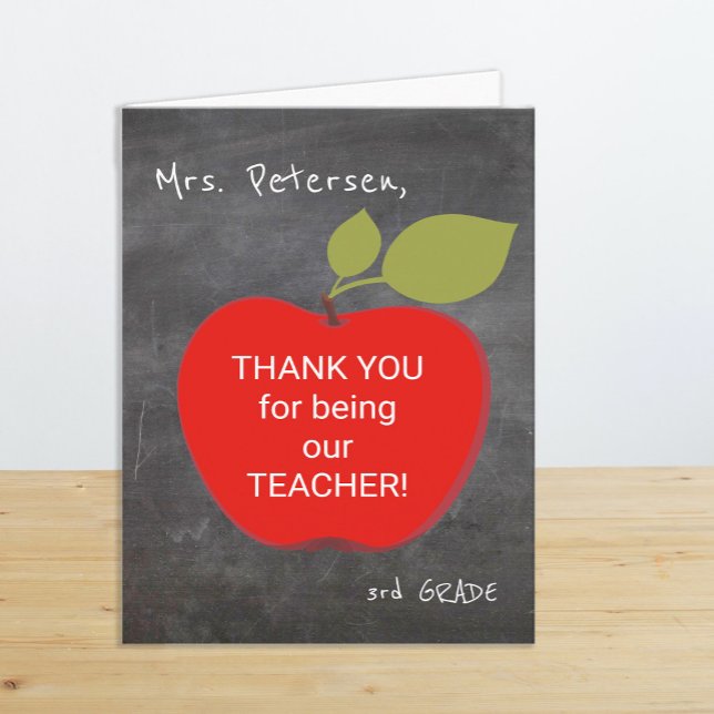 Nombre del profesor | La pizarra de manzanas rojas (Subido por el creador)