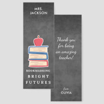 Nombre del profesor Regalo Libros Apple Cita Carte