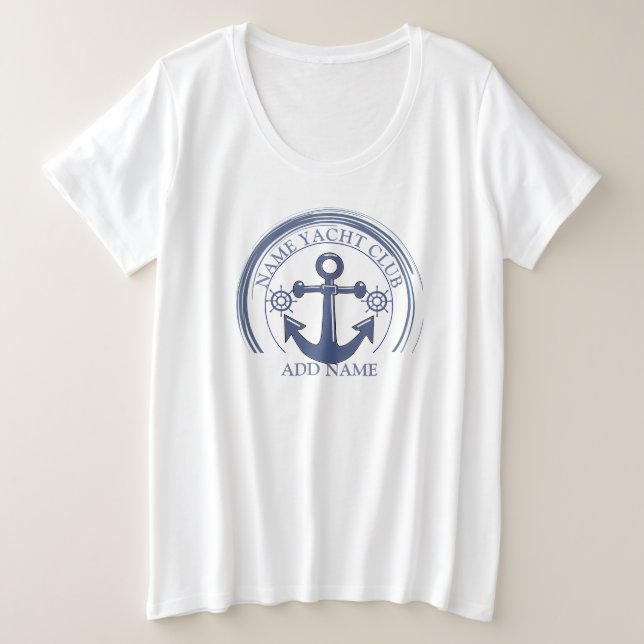 Nombre del puerto deportivo del club náutico Blue  (Anverso del diseño)