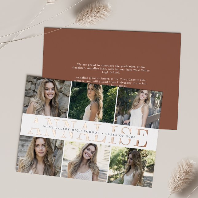 Nombre del Relieve metalizado | Invitación de grad (Subido por el creador)