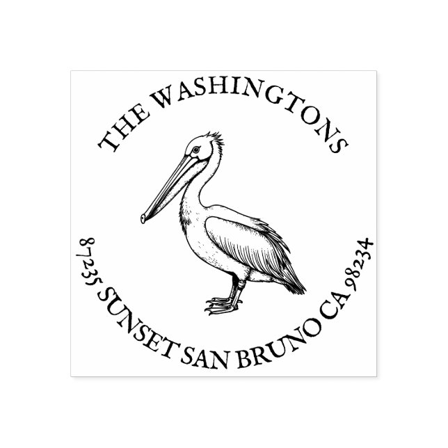 Nombre del sello de la dirección de devolución Pel (Impresión)