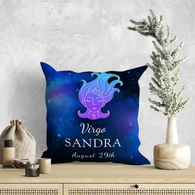 Nombre del signo Zodiac Cojín decorativo de regalo (Subido por el creador)