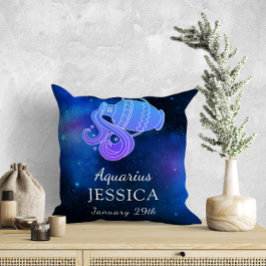 Nombre del signo Zodiac Cojín decorativo de regalo