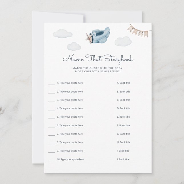 Nombre descargable de la tarjeta de juego Storyboo (Anverso)