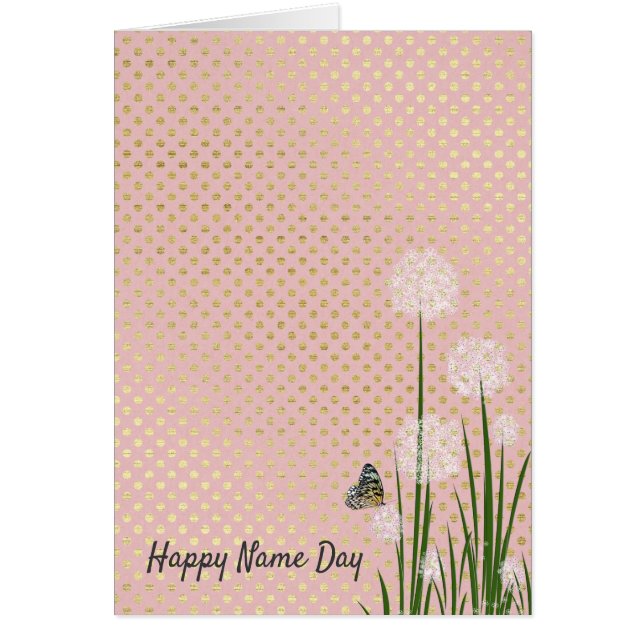 Nombre Día-mariposa en la flor de la hojuela (Frente)