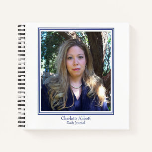 Nombre diario de plantilla de fotografía personali