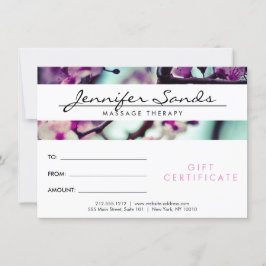 NOMBRE ELEGANTE con certificado de regalo CHERRY B