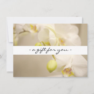 NOMBRE ELEGANTE con certificado de regalo ORCHIDS