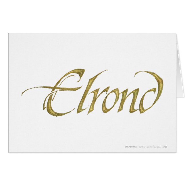 Nombre ELROND™ Texturado (Anverso (Horizontal))