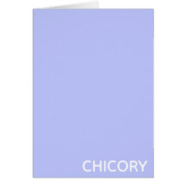 Nombre en color azul de flores de achicoria