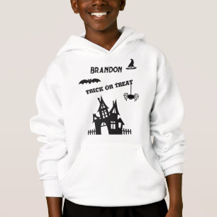 Nombre en sudadera con capucha para niños de Hallo