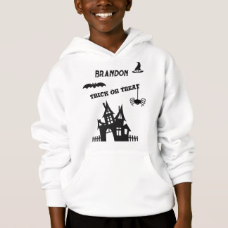 Nombre en sudadera con capucha para niños de Hallo