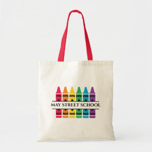 Nombre escolar del personalizado - Bolsa de Crayon