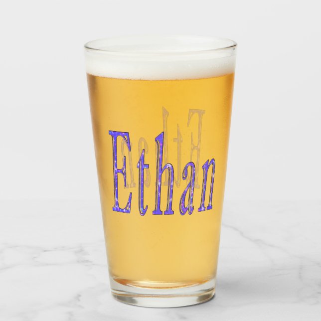 Nombre Ethan de Blue Starry, (Anverso (lleno))