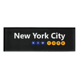 Nombre Etiqueta conocida de New York City, Nueva York