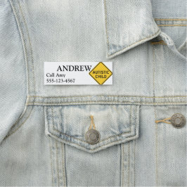 Nombre Etiqueta de autismo Id. de placa Contacto d