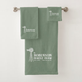 Nombre Familiar Granja Rústico Molino de viento Sa