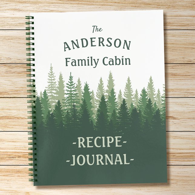 Nombre Familiar Receta Receta de Cabina Diario Pin (Several sizes and page styles to choose from.)